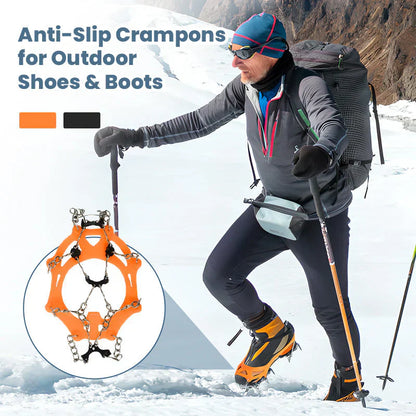 ❄️Hot Sale 50% OFF🔥Outdoor Anti-Slip Crampons for Hiking Boots & Shoes❄️
