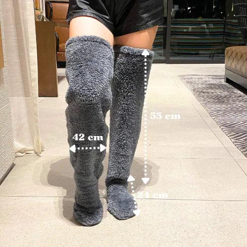 🔥2026 Hot Sale 50% OFF 🔥 PlushWarmth Cozy Knee High Long Socks