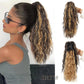 💜 LAST DAY PROMOTION - 50%OFF💜Curly Wavy Frizzy Hair Extension with Ponytail