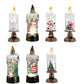 🎅Christmas Hot Sale 50% Off✨Battery Operated Lighted Christmas Snow Globe Candle