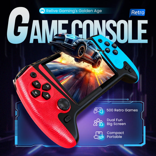 🔥 Hot Sale 50% OFF 🔥 500-in-1 Large Screen Handheld Classic Game Console