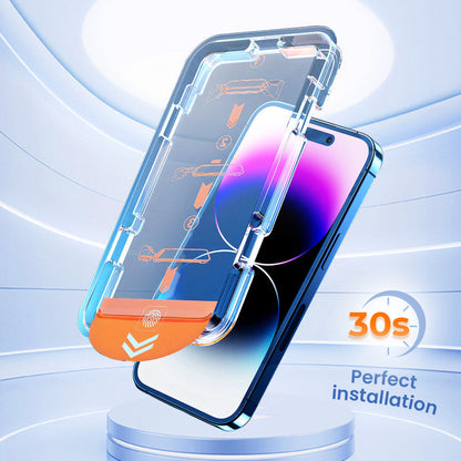 🥳2026 HOT SALE🥳💞50K+ SOLD!✨ 💝4K HD/Anti-Peeping Tempered Glass Screen Protector with Auto Dust-elimination Installation for Phone