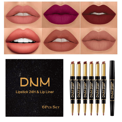 🔥 Hot Sale 50% OFF 🔥|2-in-1 Waterproof Lipstick Lip Liner💄