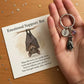 🦇Emotional Support Bat Inspirational Keychain🎁