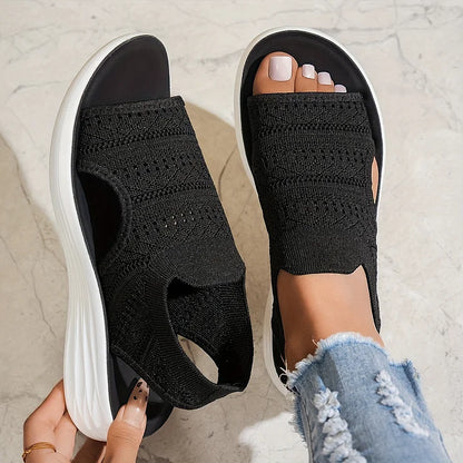 👡50 % RABATT!✨ Sommar löpsandaler med fotvalvsstöd och öppen tå för damer ☀️ Ergonomisk fotvalvsstöd✨