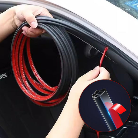 🚗 Hot Sale 🛡️ Car Noise Reduction Rubber Seal Strip – Easy Installation, Effective Dust & Wind Noise Reduction for Doors and Windows 🔇
