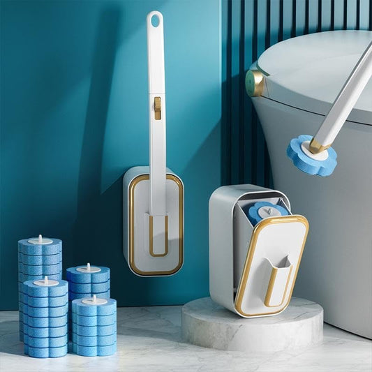 🔥 Hot Sale 50% OFF 🔥⚡50K+ SOLD!🚽💦Disposable Replacement Wall-Mounted Innovative Toilet Brush Set✨