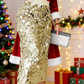 🎁Meet Christmas 50% OFF🎄|✨Women's Glitter Sequins Midi Skirt