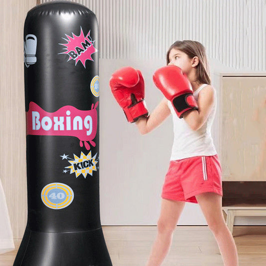 🔥New Year's Special Offer:50% OFF🎉Bouncy Punching Buddy Inflatable Tumbler for Kids! 🤸♂️