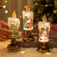 🎅Christmas Hot Sale 50% Off✨Battery Operated Lighted Christmas Snow Globe Candle