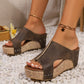 👡 50% RABATT! 🌸 Ortopediska Sandaler med Kilklack – Fotvalvsstöd, Komfort Hela Dagen & Perfekt För En Aktiv Livsstil 👣