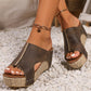 👡 50% RABATT! 🌸 Ortopediska Sandaler med Kilklack – Fotvalvsstöd, Komfort Hela Dagen & Perfekt För En Aktiv Livsstil 👣