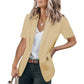 ✨50% RABATT! ✨🌸Women's Stylish Casual Short Sleeve Blazer