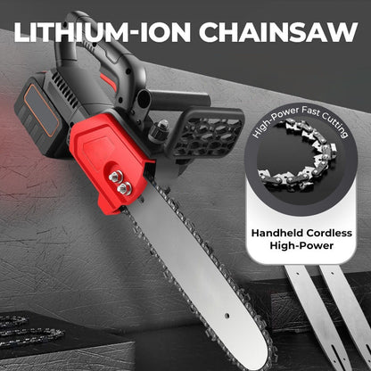 🔥Cordless high-power lithium battery chainsaw - 🎁New Year's Special Offer:60% OFF🎉