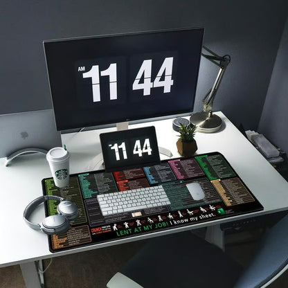 🔥 Hot Sale 50% OFF 🔥Stain-Resistant Anti-Slip Shortcut Desk Pad for Office