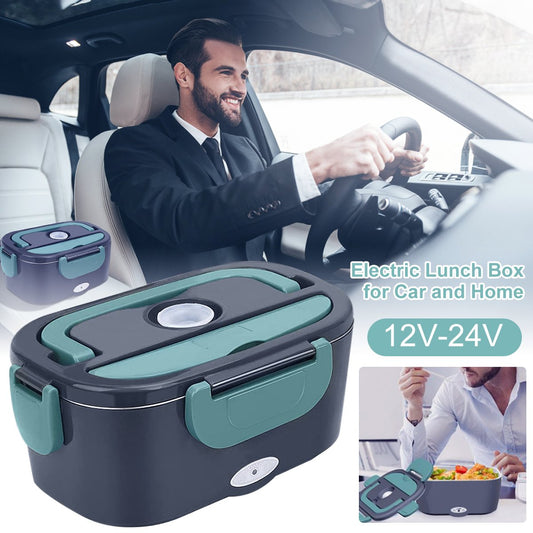 🔥 Hot Sale 50% OFF 🔥2-in-1 Portable Dual Voltage Electric Lunch Box