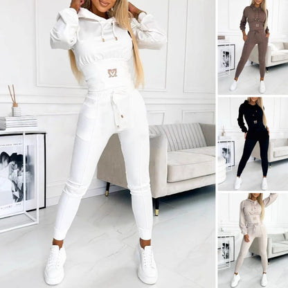 💖LAST DAY SALE 50% OFF🥰Women's Two-Piece Hooded Tracksuit Set