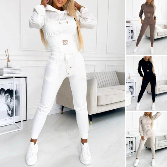 💖LAST DAY SALE 50% OFF🥰Women's Two-Piece Hooded Tracksuit Set