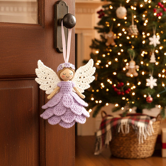 🎁 Christmas Sale 50% off 🎅DIY Crochet Angel Ornament Kit for Beginners