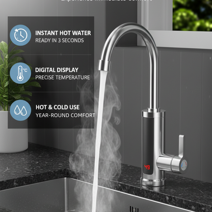 🔥Last day of the limited-time 60% off sale!🔥Tankless Instant Hot Water Heater Faucet