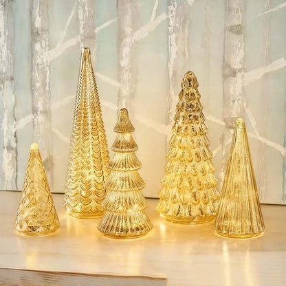 ⏳ Limited-Time Christmas Offer: 50% OFF🔥5-Piece Decorative Lighted Resin Trees Set