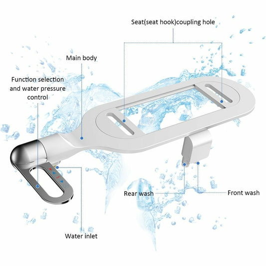 🔥 Hot Sale 50% OFF 🔥Bathroom Non Electric Dual Nozzle Bidet Toilet Washer Bidet Hygienic Self Washing Bidet