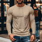 😎BUY MORE SAVE MORE🔥Men’s Slim Fit Henley Long Sleeve T-Shirt
