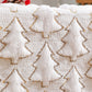 Soft Plush Christmas Tree Table Runner