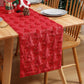 Soft Plush Christmas Tree Table Runner