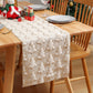 Soft Plush Christmas Tree Table Runner