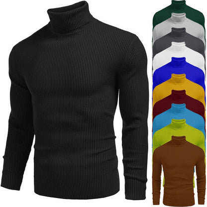 🔥 Hot Sale 50% OFF 🔥Winter Men's Knitted Turtleneck Slim Sweater