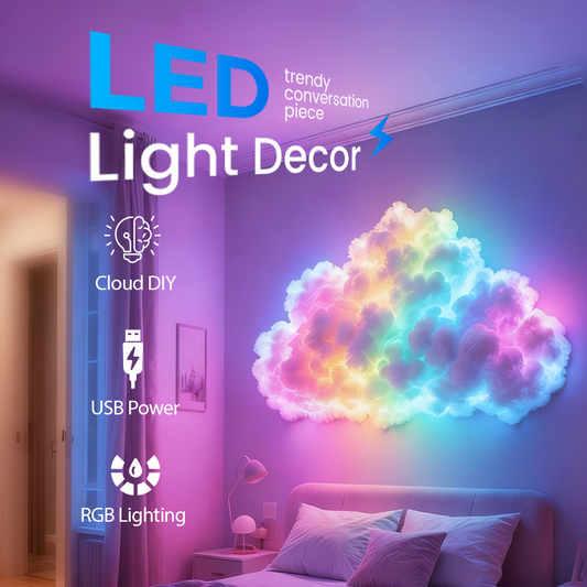 ⏳Limited-time 50% off⏰DIY USB-Powered Thundercloud LED Light Decor
