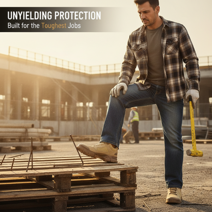 🎄Christmas promotion Men's Puncture-Proof Safety Work Shoes