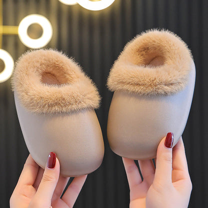 🎅🌟CHRISTMAS SPECIAL PRICE🎁Toddler Warm Waterproof Anti-Slip Full-Heel Slippers