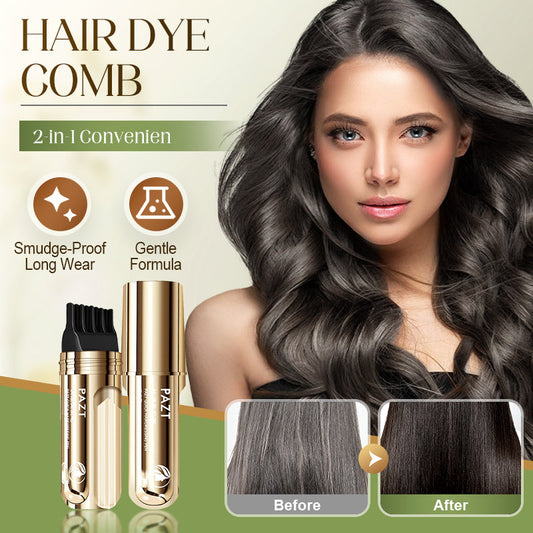 🚨 LIMITED TIME: 50% OFF!🔥2-in-1 Convenient Hair Dye Comb For Gray Hair