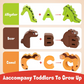 🎁Best Gift -50%OFF🎨26-Piece Wooden Letter & Animal Matching Toy