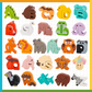 🎁Best Gift -50%OFF🎨26-Piece Wooden Letter & Animal Matching Toy