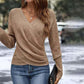 🎁Meet Christmas 40% OFF🎄|Women's Elegant Casual V-Neck Knit Top 【FREE SHIPPING !!!】