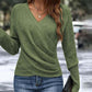 🎁Meet Christmas 40% OFF🎄|Women's Elegant Casual V-Neck Knit Top 【FREE SHIPPING !!!】