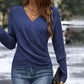 🎁Meet Christmas 40% OFF🎄|Women's Elegant Casual V-Neck Knit Top 【FREE SHIPPING !!!】