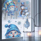 🔥 Hot Sale 50% OFF 🔥Christmas-Themed Glittering Window Stickers 9 PCS Set