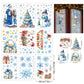 🔥 Hot Sale 50% OFF 🔥Christmas-Themed Glittering Window Stickers 9 PCS Set