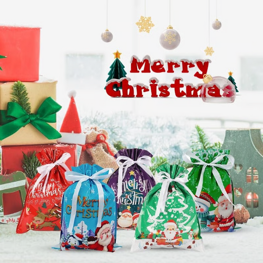 🎁Meet Christmas 50% OFF🎄Christmas Drawstring Gift Bags