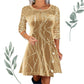 Elegant Sequin A-Line Dress
