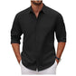 🔥 Men's Classic Long-Sleeve Button-Down Shirt