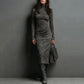 🎁Meet Christmas 50% OFF🎄|Elegant Turtleneck Long-Sleeve Bodycon Dress