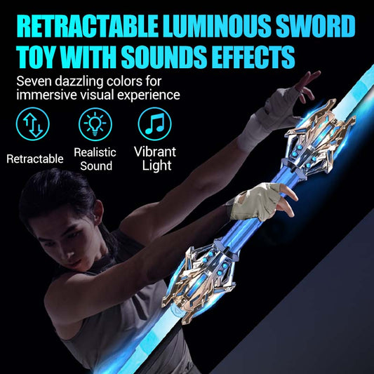 🔥New Year's Special Offer:50% OFF🎉Retractable Luminous Sword Toy With Sounds Effects