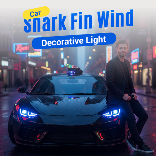 🔥New Year's Special Offer:50% OFF🎉Car Shark Fin Wind Decorative Light