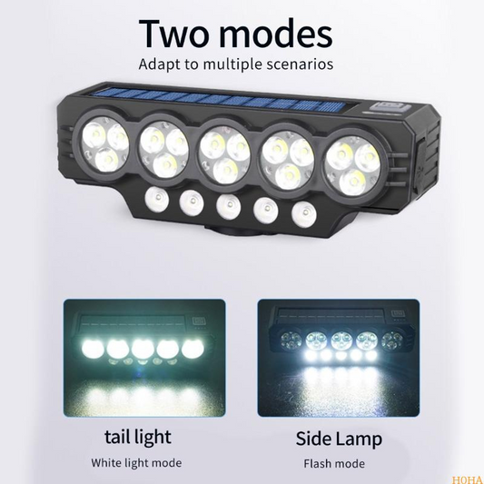 💥Hot Sale💥Solar & USB Rechargeable Bicycle Light