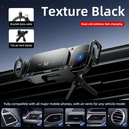 🔥New Year's Special Offer:50% OFF⚡15W Wireless Fast-Charging Car Phone Mount for Foldable & Regular Smartphones